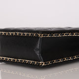 Chanel Evening Box Bag Black Caviar CGHW