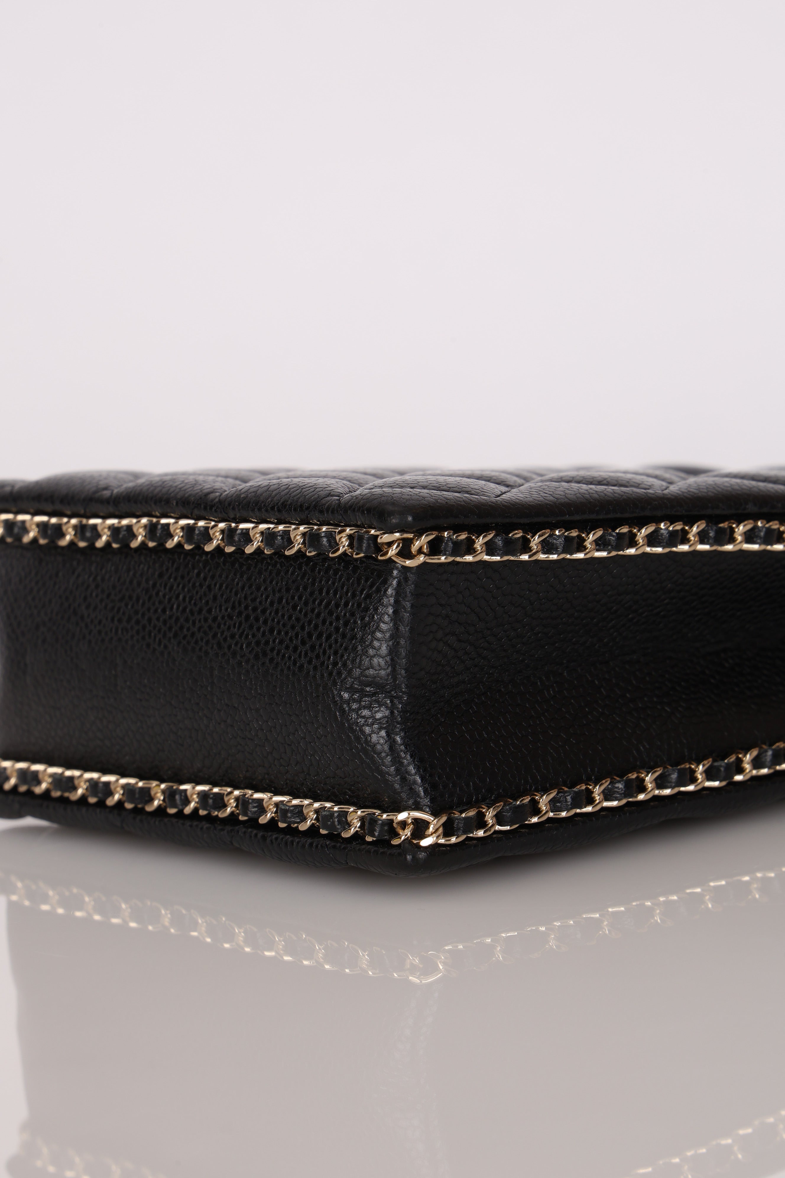 Chanel Evening Box Bag Black Caviar CGHW