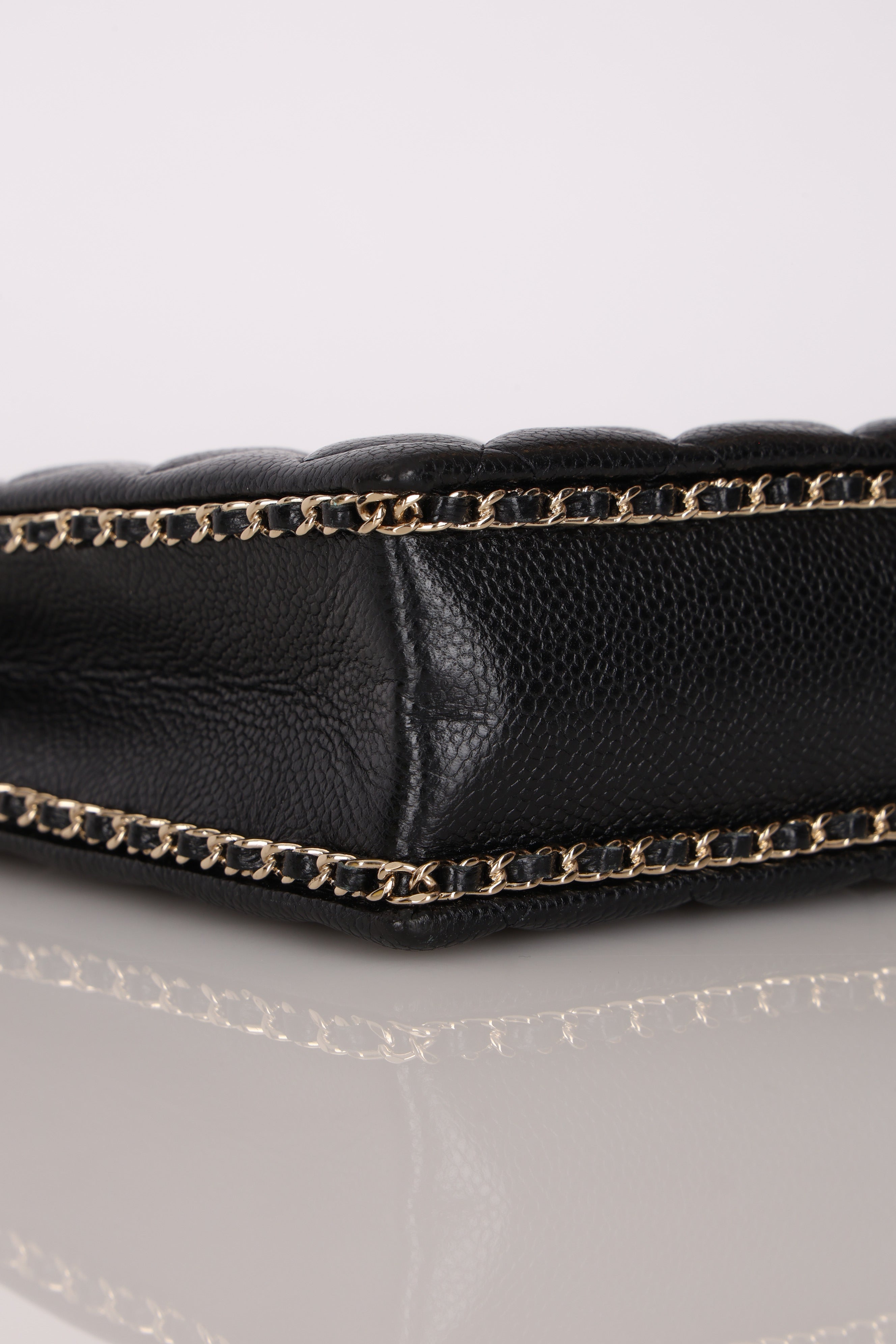 Chanel Evening Box Bag Black Caviar CGHW