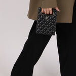 Chanel Evening Box Bag Black Caviar CGHW