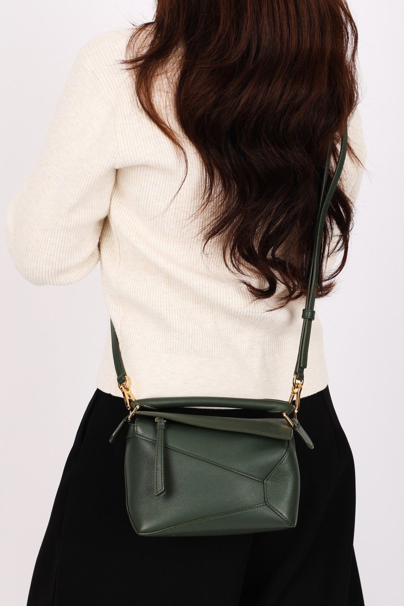 Loewe Mini Puzzle Edge Dark Green