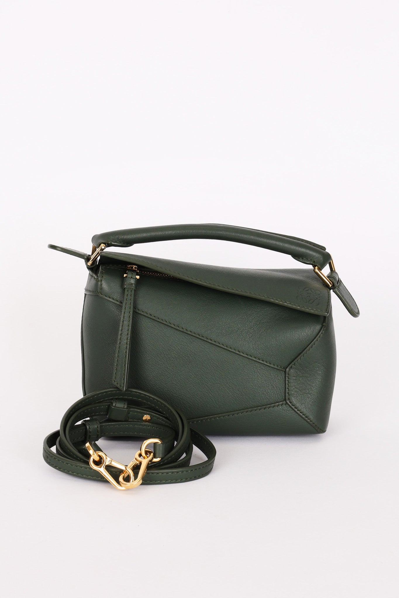 Loewe Mini Puzzle Edge Dark Green