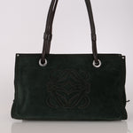 Loewe Anagram Suede Tote