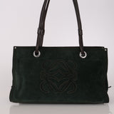 Loewe Anagram Suede Tote