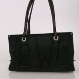Loewe Anagram Suede Tote