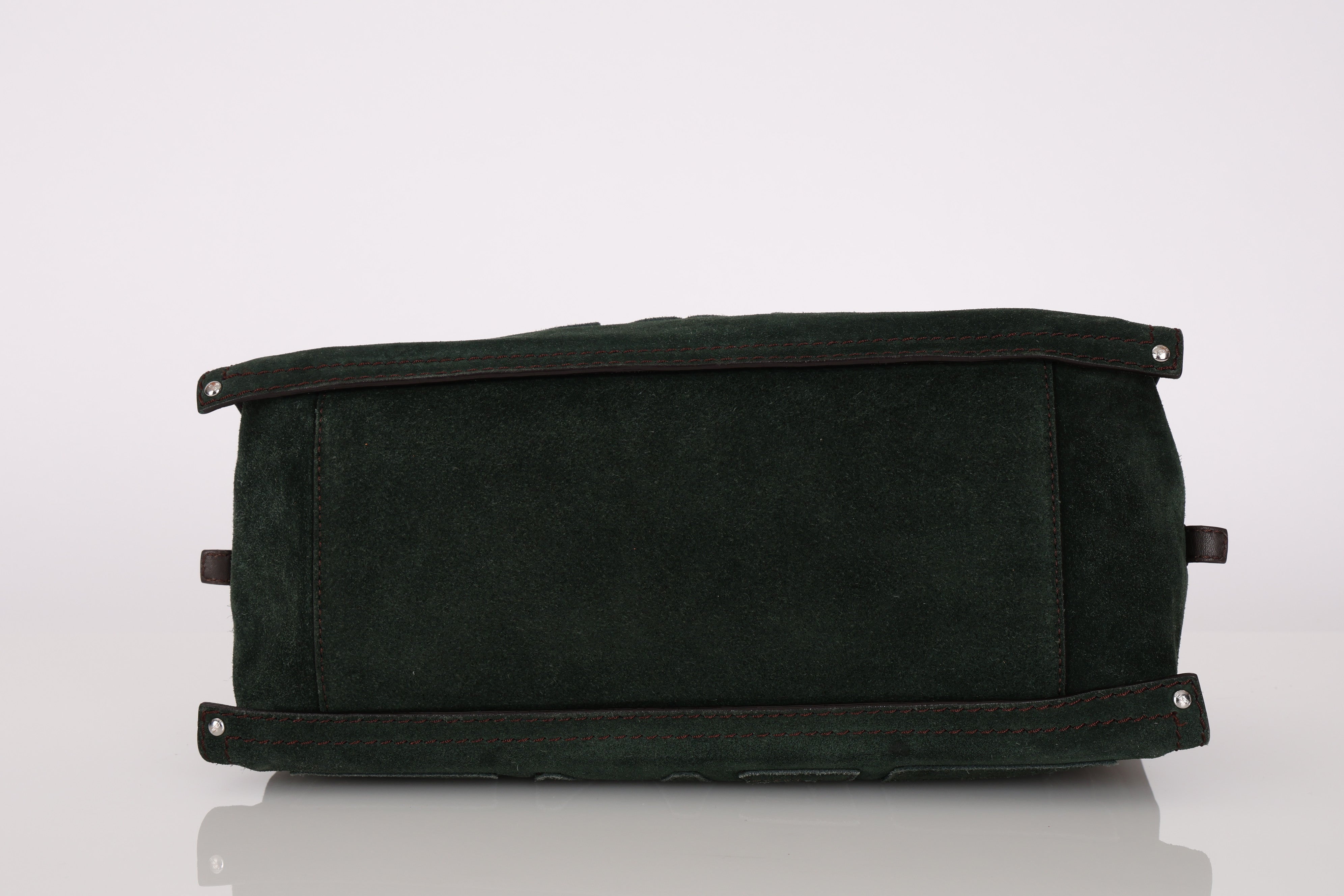 Loewe Anagram Suede Tote