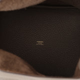 Hermès Picotin 22 Gris Clemence GHW