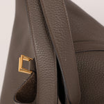 Hermès Picotin 22 Gris Clemence GHW