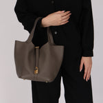 Hermès Picotin 22 Gris Clemence GHW