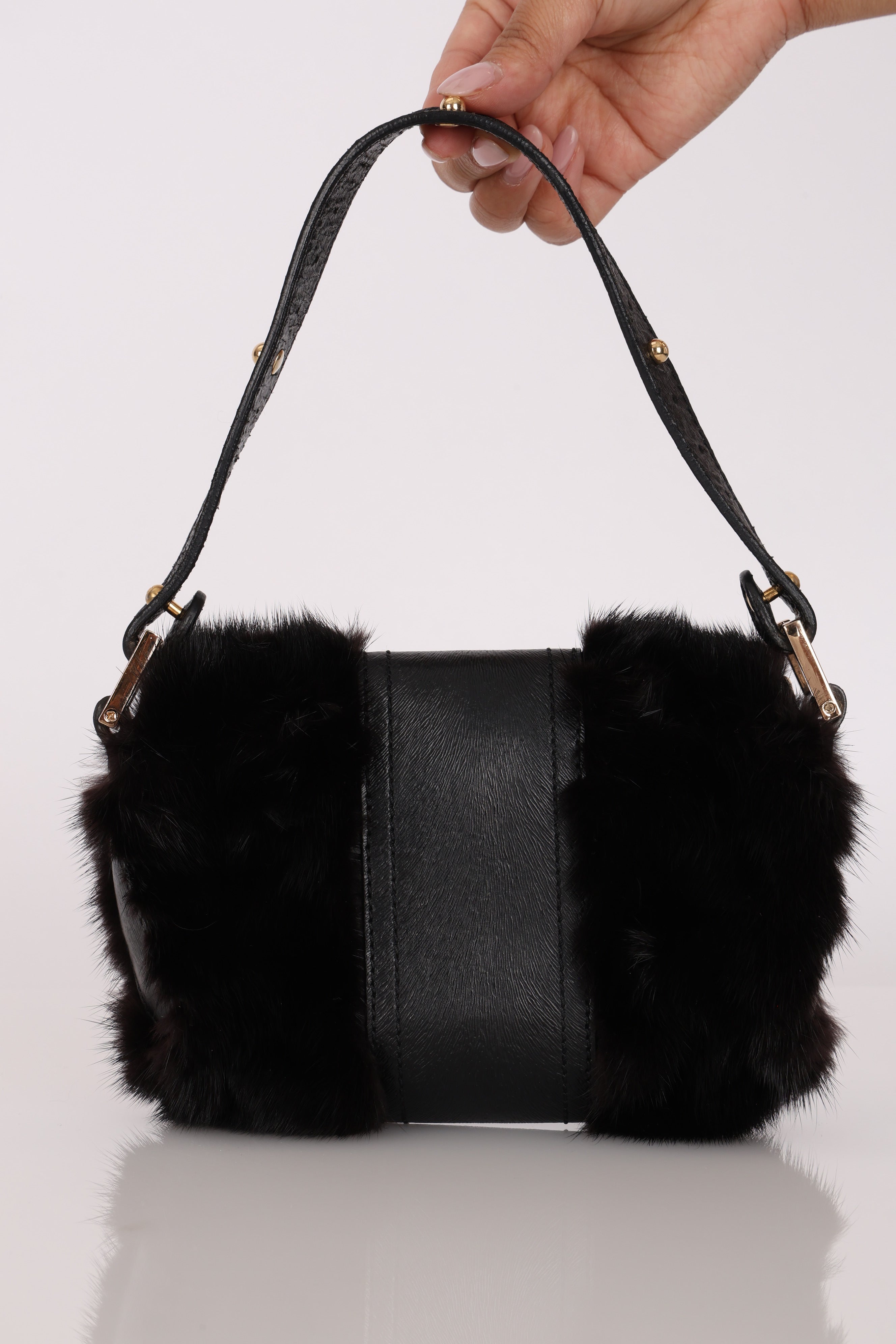 Fendi Mini Fur Shoulder Bag