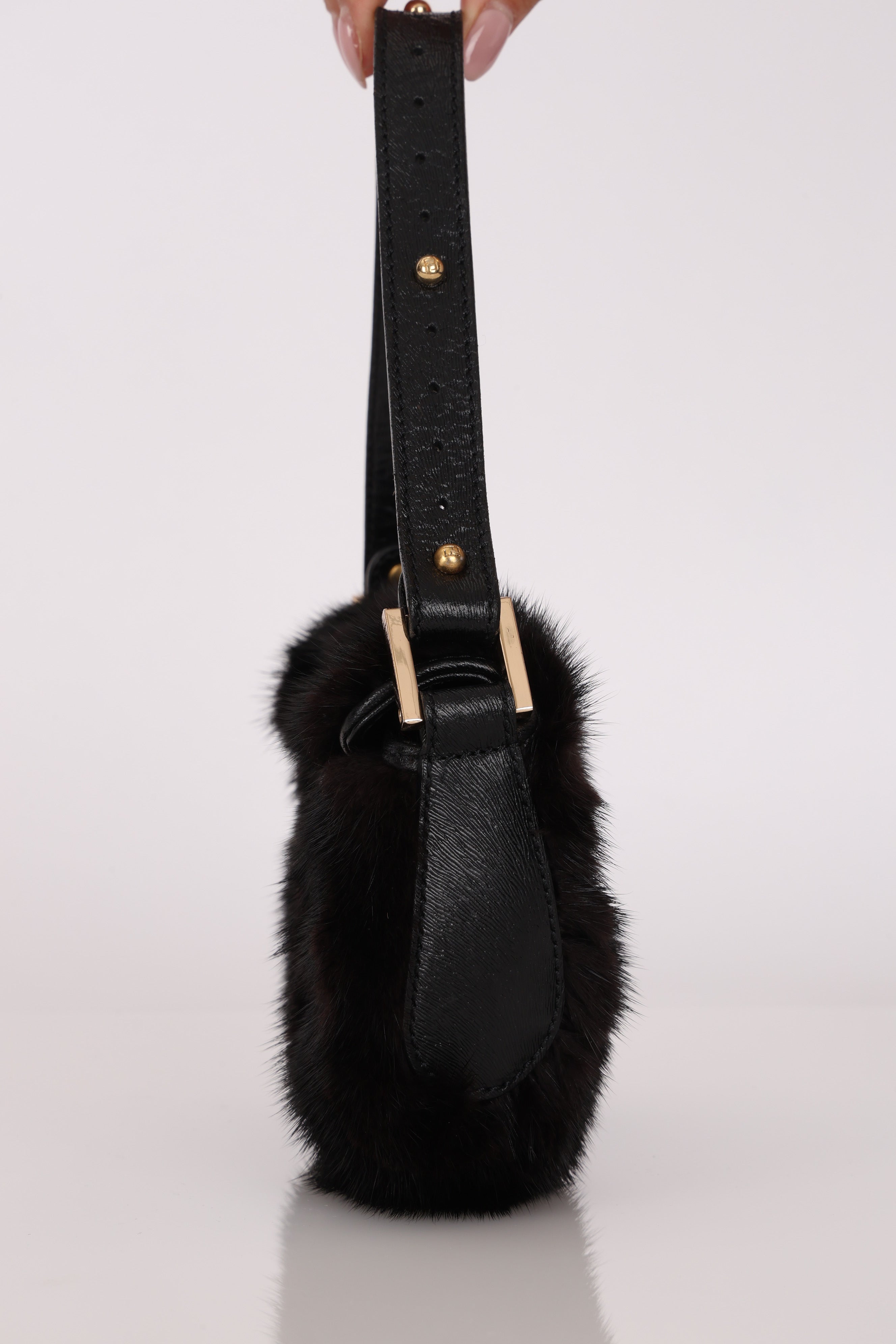 Fendi Mini Fur Shoulder Bag
