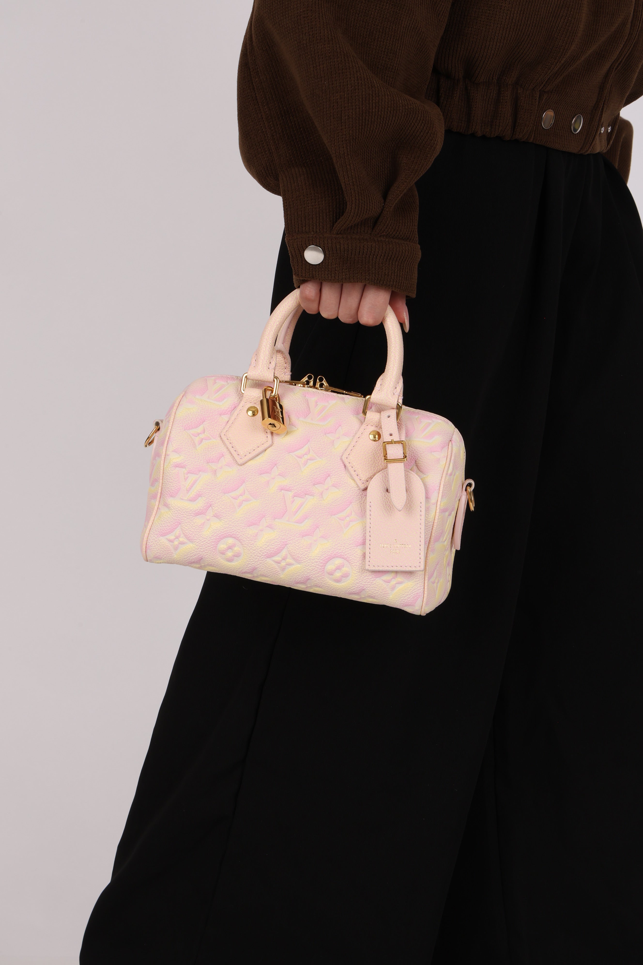Limited Edition Louis Vuitton Monogram 'Stardust' Empreinte Speedy 20