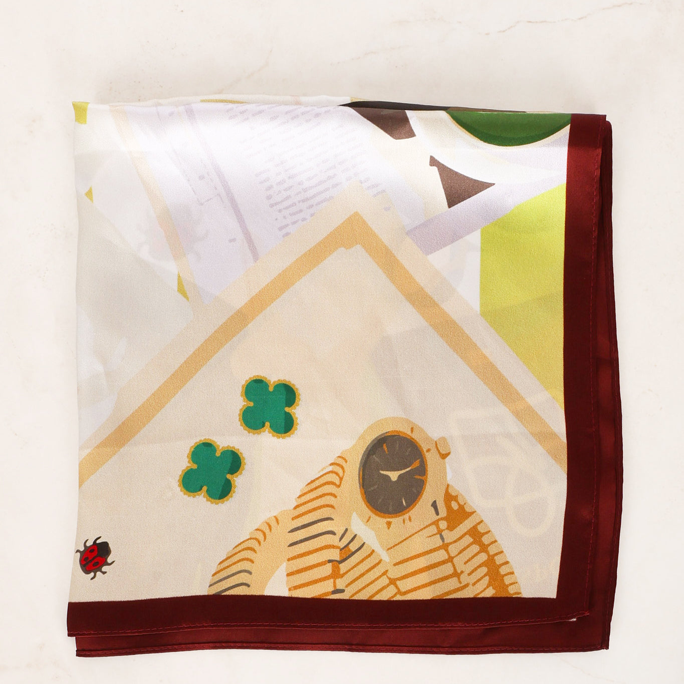 Limited Edition FashioNica 5th Anniversary Silk Scarf Bag
