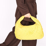 Limited Edition Bottega Veneta Small Intrecciato Sashiko Hobo Yellow 2016