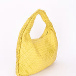 Limited Edition Bottega Veneta Small Intrecciato Sashiko Hobo Yellow 2016