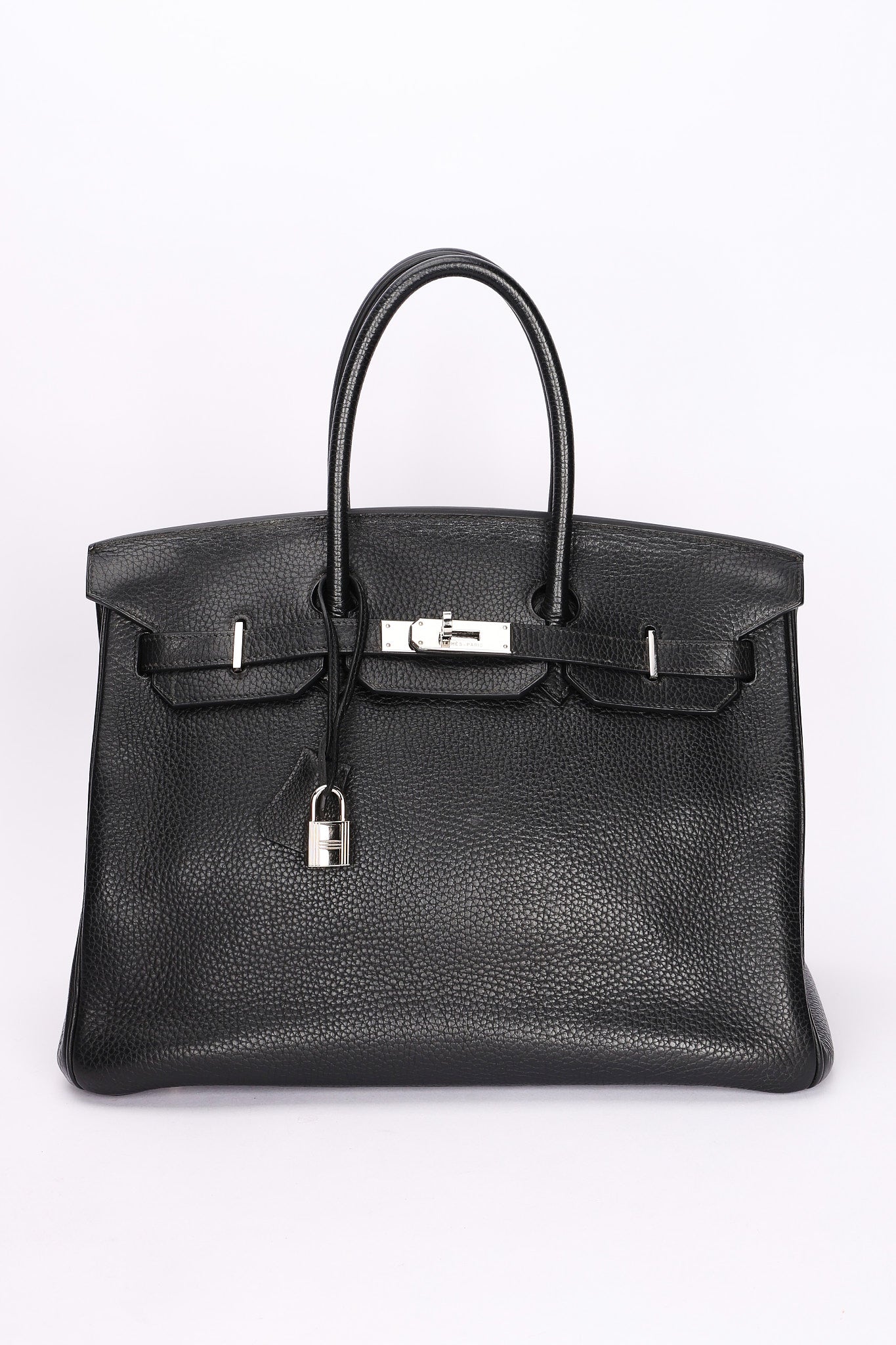 Hermès Birkin 35 Noir Clemence 2004 PHW