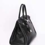 Hermès Birkin 35 Noir Clemence 2004 PHW