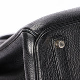 Hermès Birkin 35 Noir Clemence 2004 PHW