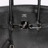 Hermès Birkin 35 Noir Clemence 2004 PHW