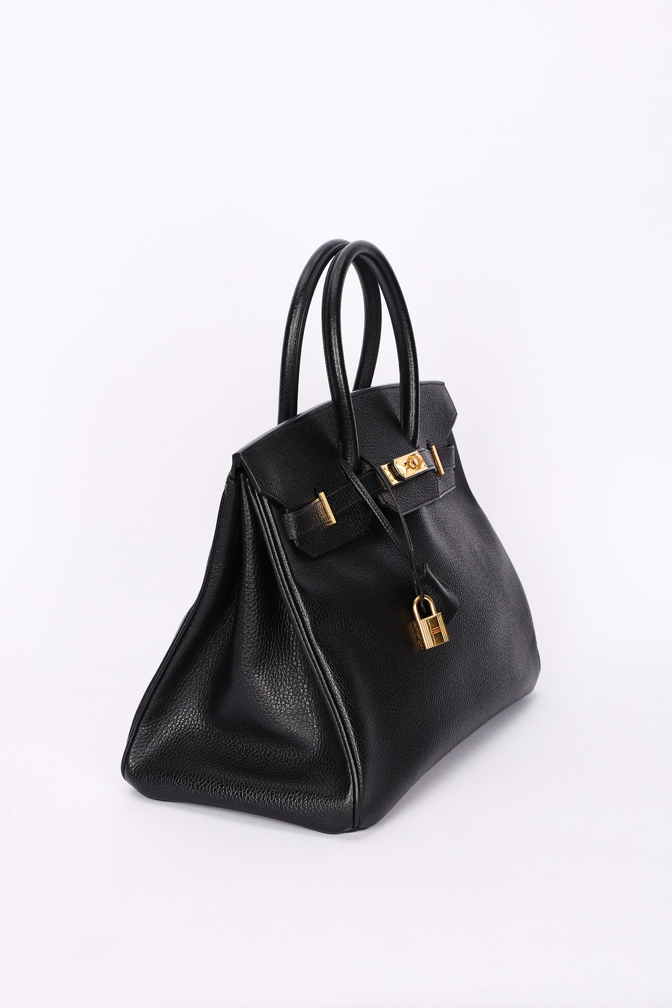 Hermès Birkin 35 Noir Vache Ardennes 1998 GHW