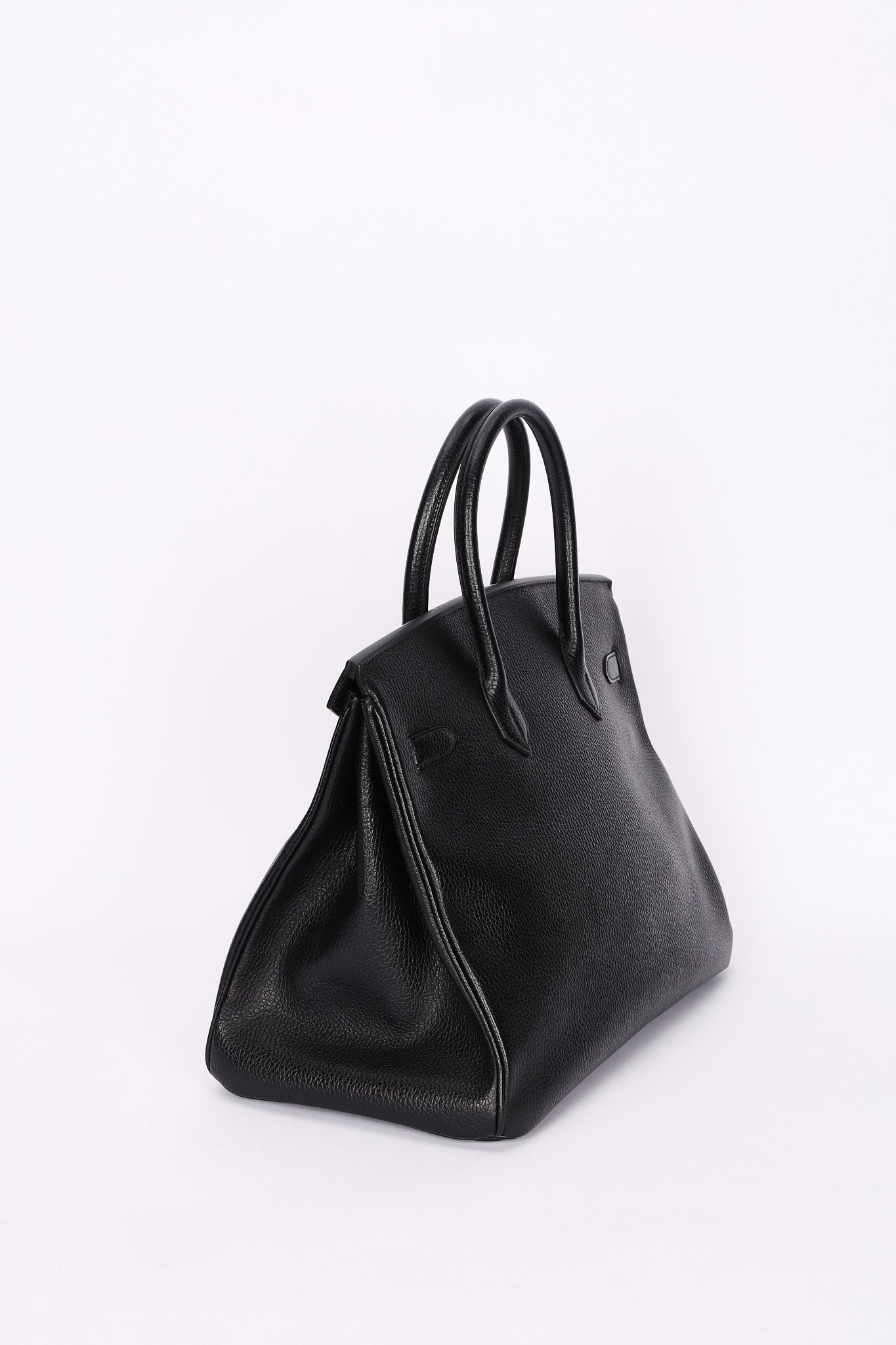 Hermès Birkin 35 Noir Vache Ardennes 1998 GHW