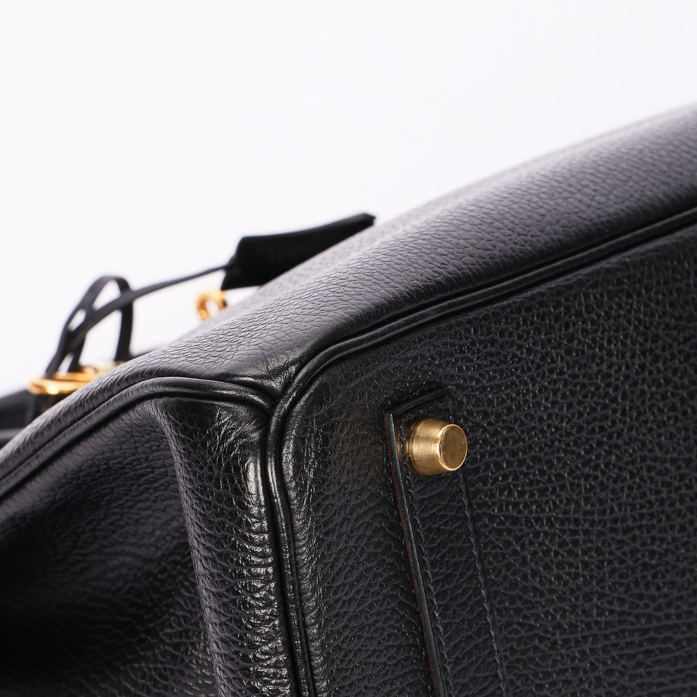 Hermès Birkin 35 Noir Vache Ardennes 1998 GHW