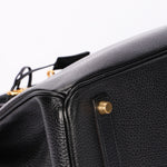 Hermès Birkin 35 Noir Vache Ardennes 1998 GHW