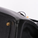 Hermès Birkin 35 Noir Vache Ardennes 1998 GHW