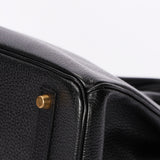 Hermès Birkin 35 Noir Vache Ardennes 1998 GHW