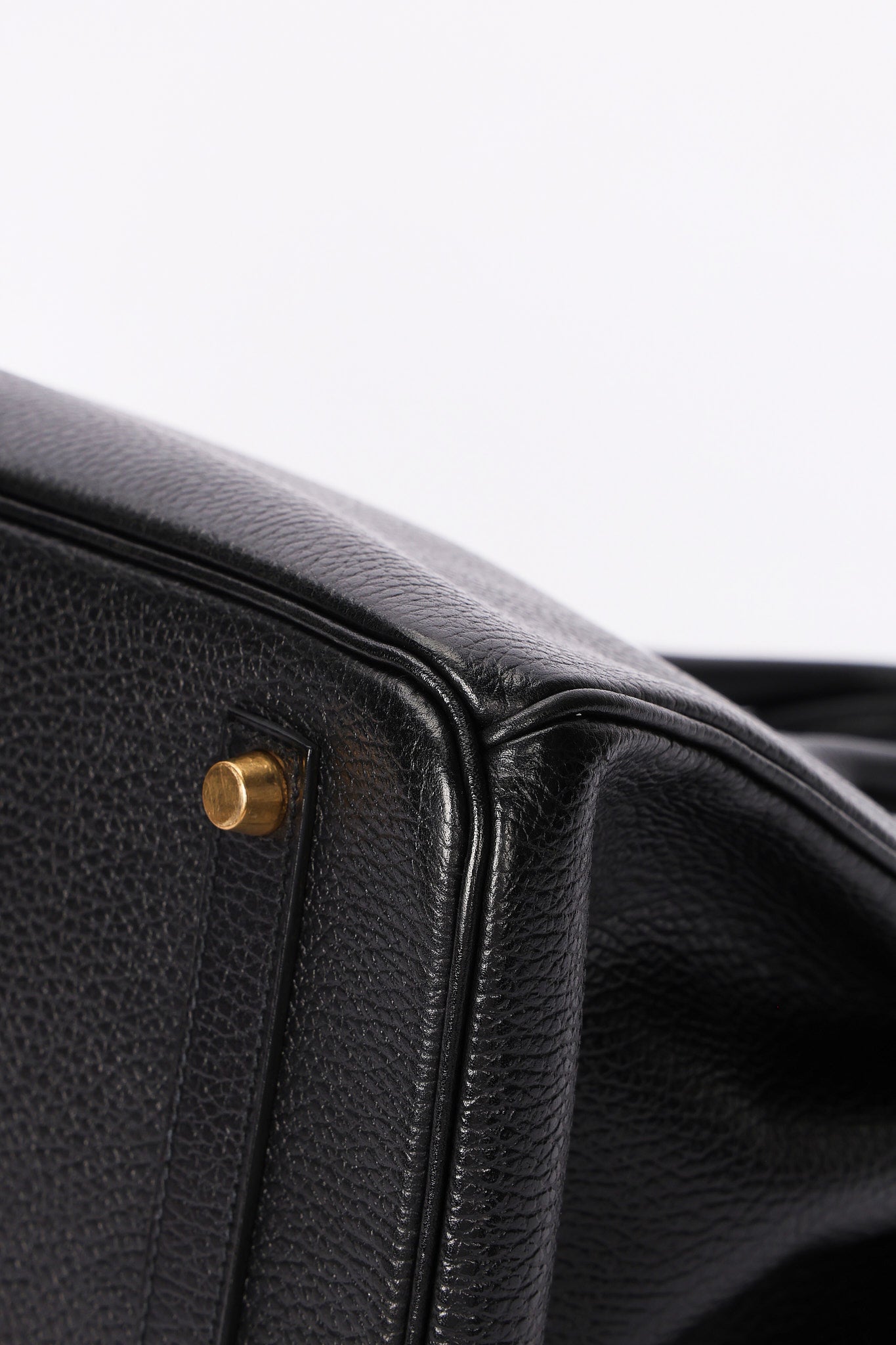 Hermès Birkin 35 Noir Vache Ardennes 1998 GHW