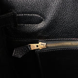 Hermès Birkin 35 Noir Vache Ardennes 1998 GHW