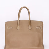 Hermès Birkin 35 Etoupe Togo PHW 2012