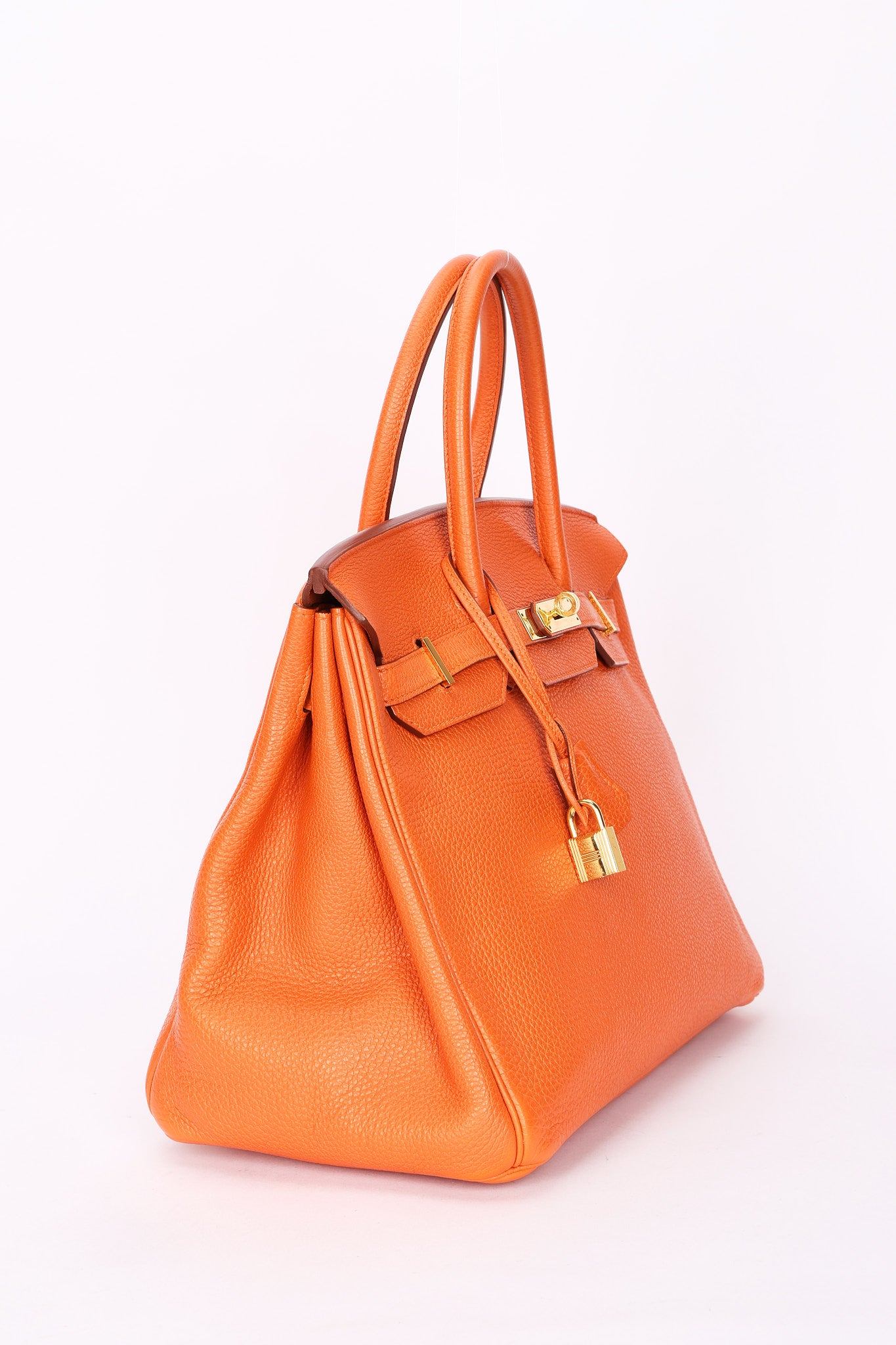 Hermès Birkin 35 Orange Togo GHW 2012