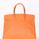 Hermès Birkin 35 Orange Togo GHW 2012