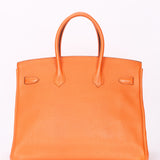 Hermès Birkin 35 Orange Togo GHW 2012