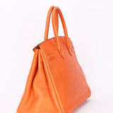 Hermès Birkin 35 Orange Togo GHW 2012