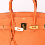 Hermès Birkin 35 Orange Togo GHW 2012