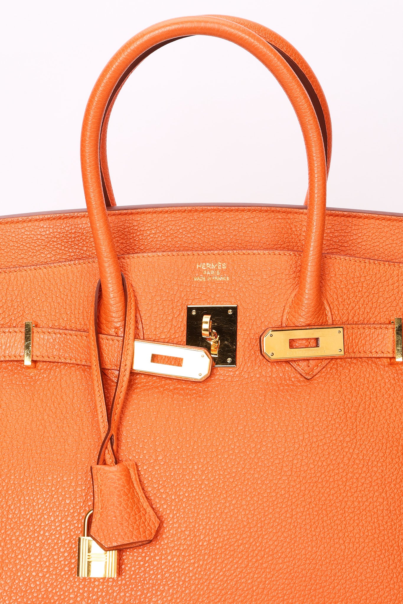 Hermès Birkin 35 Orange Togo GHW 2012