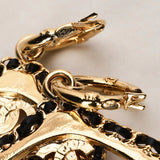 Chanel 2023 CC Hanger Motif Earrings