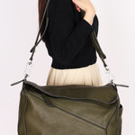 Loewe Large Puzzle Bag Olive Green
