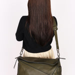 Loewe Large Puzzle Bag Olive Green