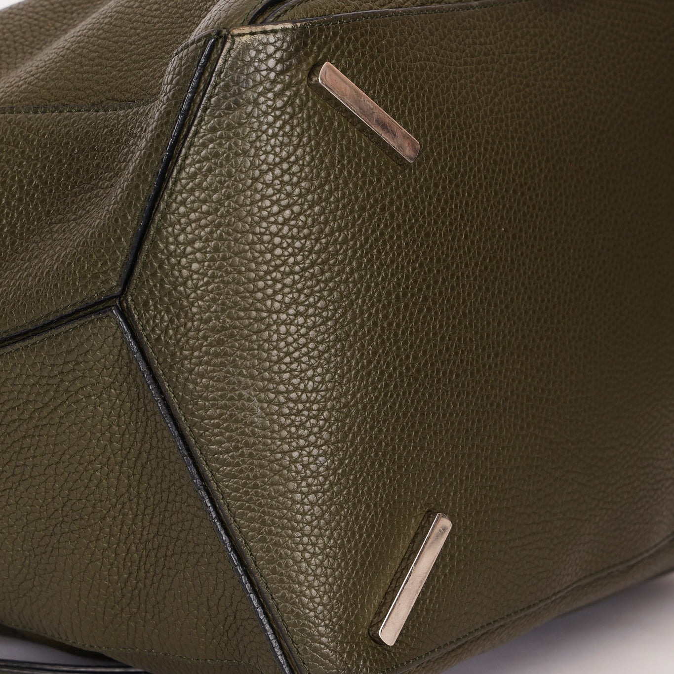 Loewe Large Puzzle Bag Olive Green