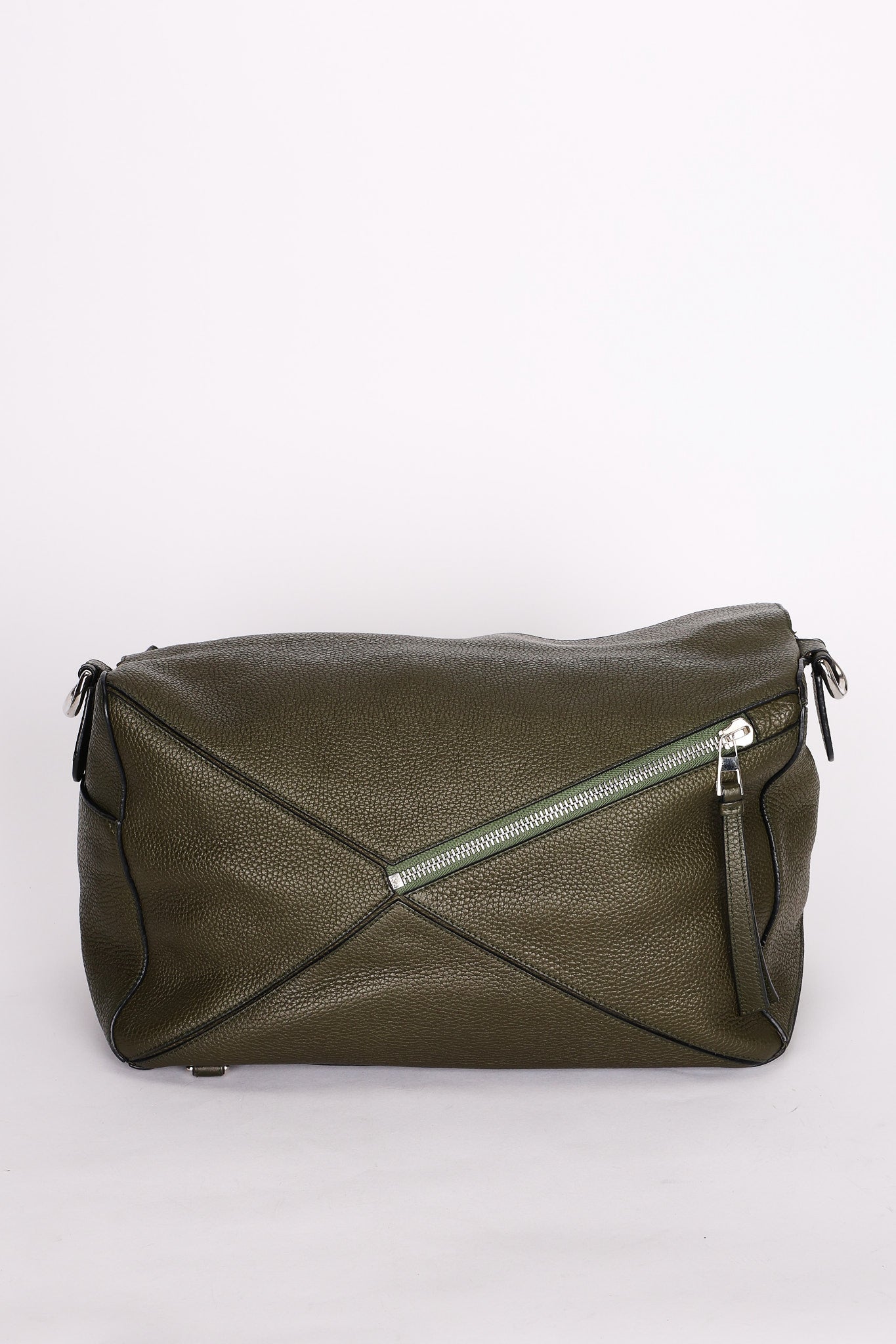 Loewe Large Puzzle Bag Olive Green