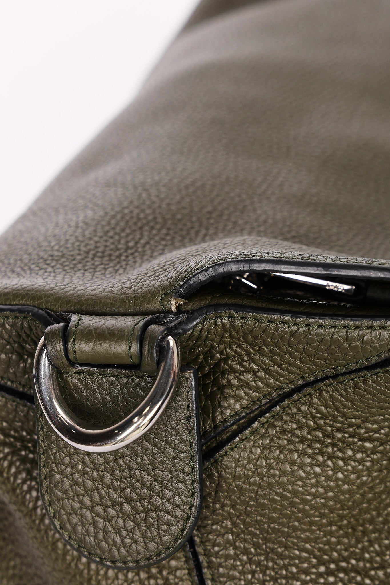 Loewe Large Puzzle Bag Olive Green