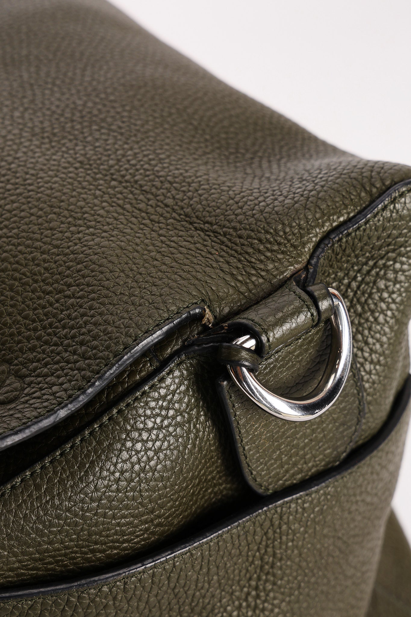Loewe Large Puzzle Bag Olive Green