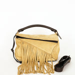 Loewe Fringe Medium Puzzle Bag Suede