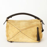 Loewe Fringe Medium Puzzle Bag Suede