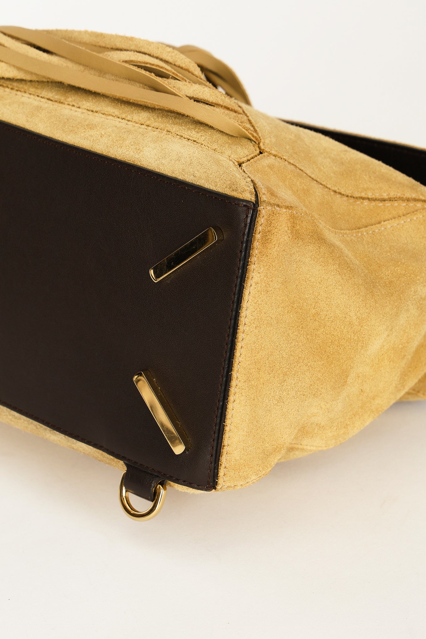 Loewe Fringe Medium Puzzle Bag Suede