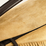 Loewe Fringe Medium Puzzle Bag Suede