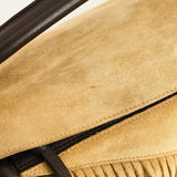 Loewe Fringe Medium Puzzle Bag Suede
